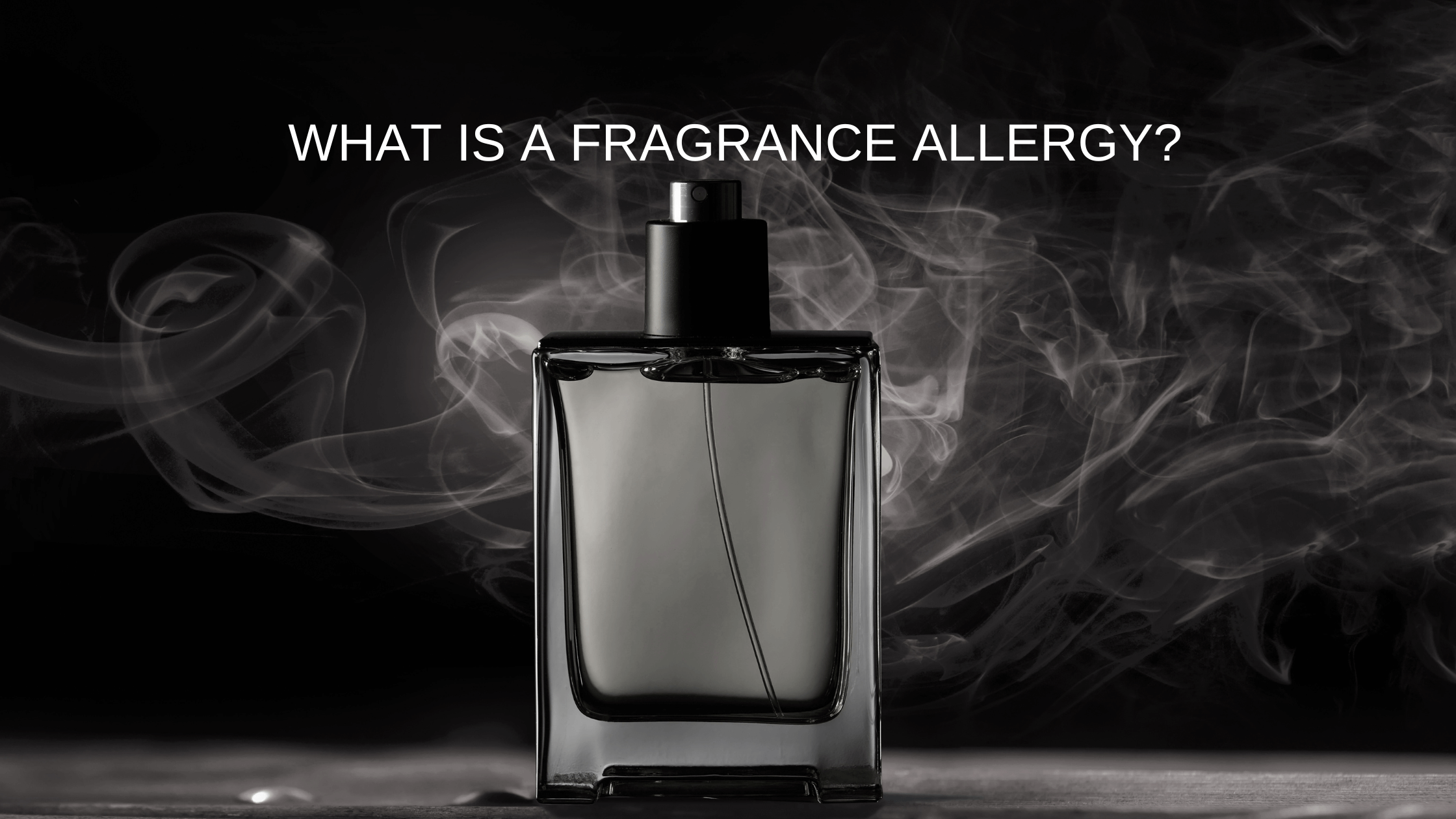 perfume bottle with air coming out of it